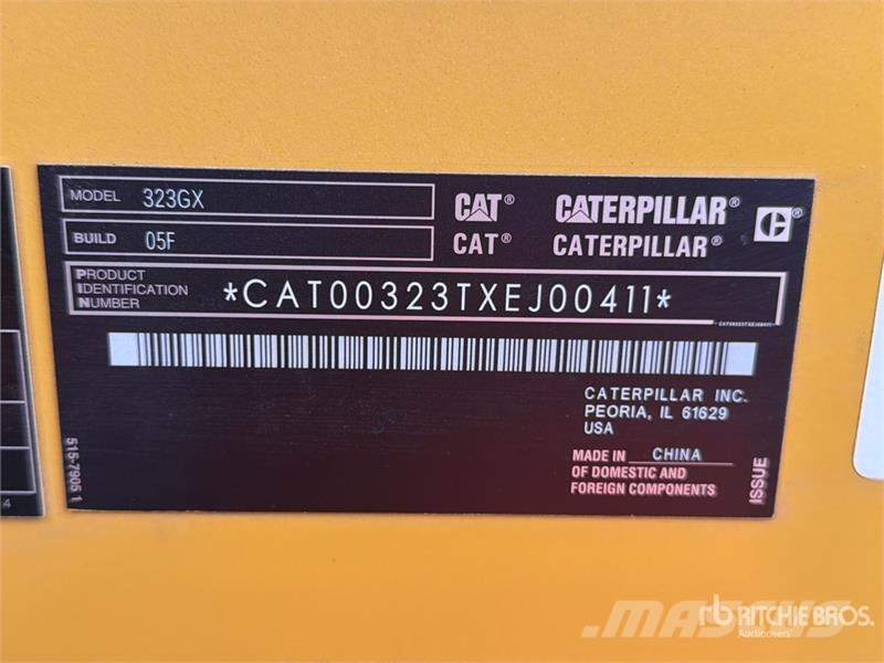 CAT 323GX Excavadora Hidraulica (Sin Usar) / Tracked E Bageri gusjeničari
