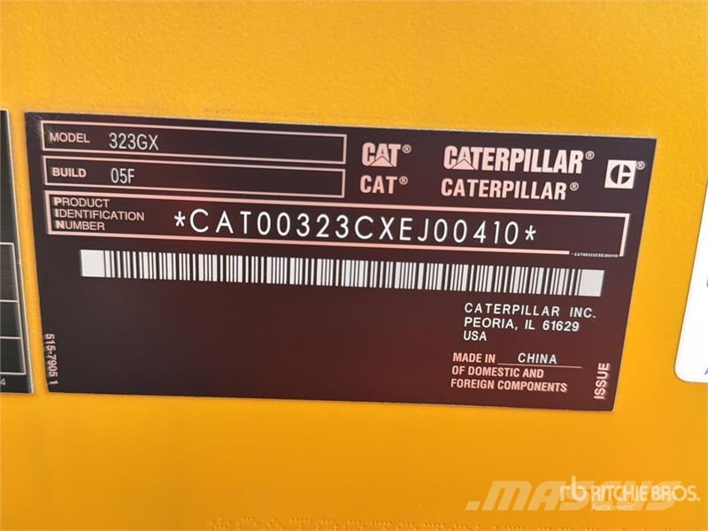 CAT 323GX Excavadora Hidraulica (Sin Usar) / Tracked E Bageri gusjeničari