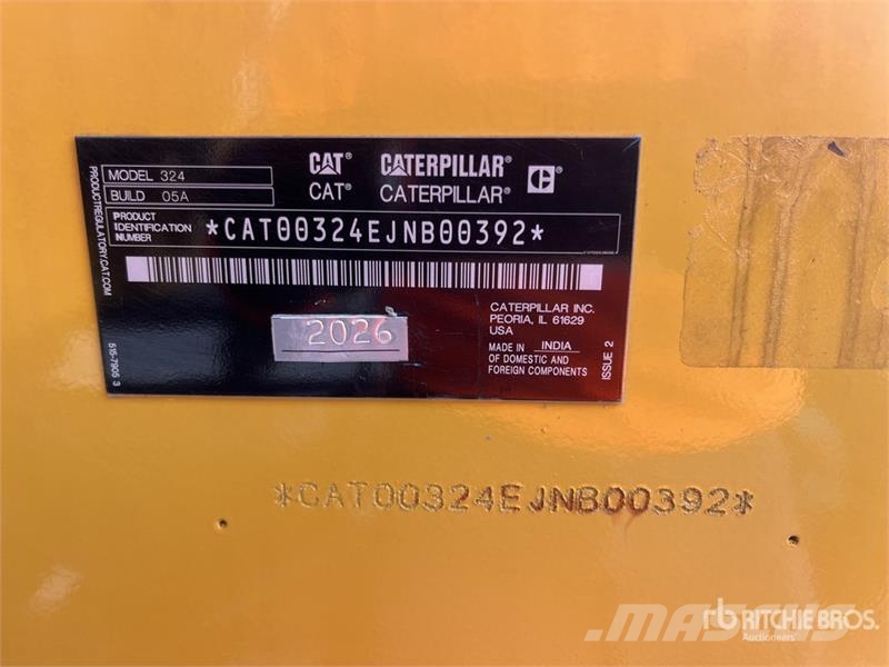 CAT 324 Excavadora Hidraulica ( Sin Usar) / Tracked Ex Crawler excavators