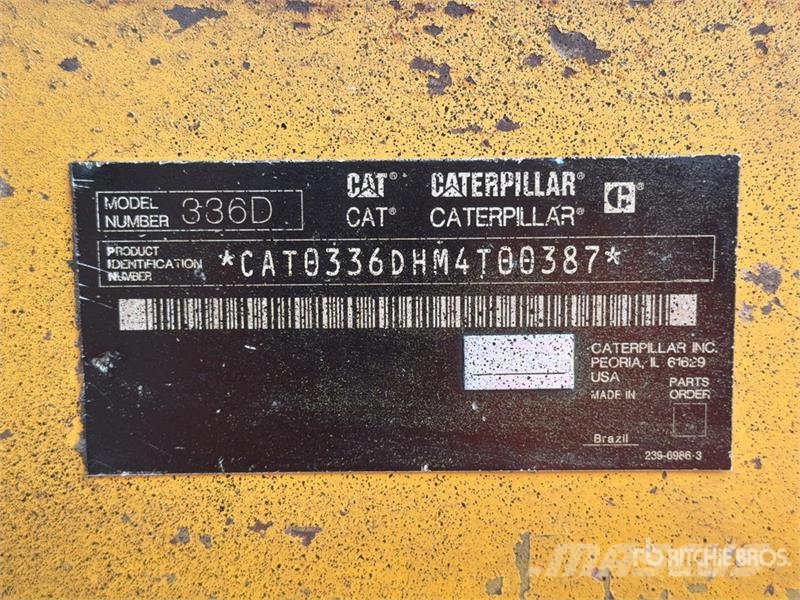 CAT 336DL Excavadora Hidraulica / Tracked Excavator Paletli ekskavatörler