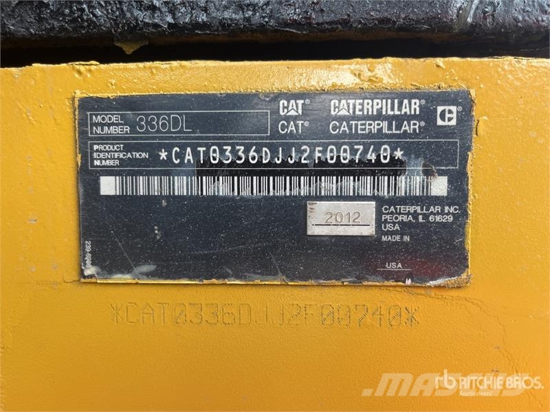 CAT 336DL Excavadora Hidraulica / Tracked Excavator Vikšriniai ekskavatoriai