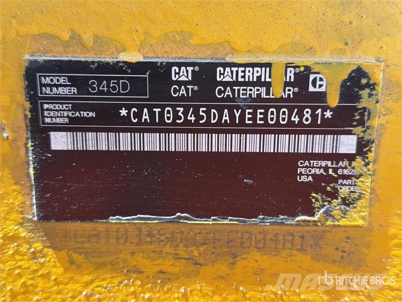 CAT 345D L Excavadora Hidraulica / Tracked Excavator Escavatori cingolati