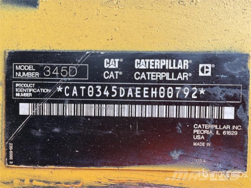 CAT 345DL Excavadora Hidraulica / Tracked Excavator Bageri gusjeničari