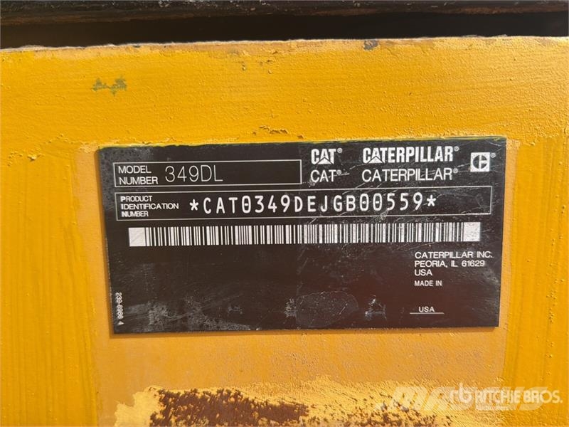 CAT 349DL Excavadora Hidraulica (INOPERABLE) / Tracked Koparki gąsienicowe