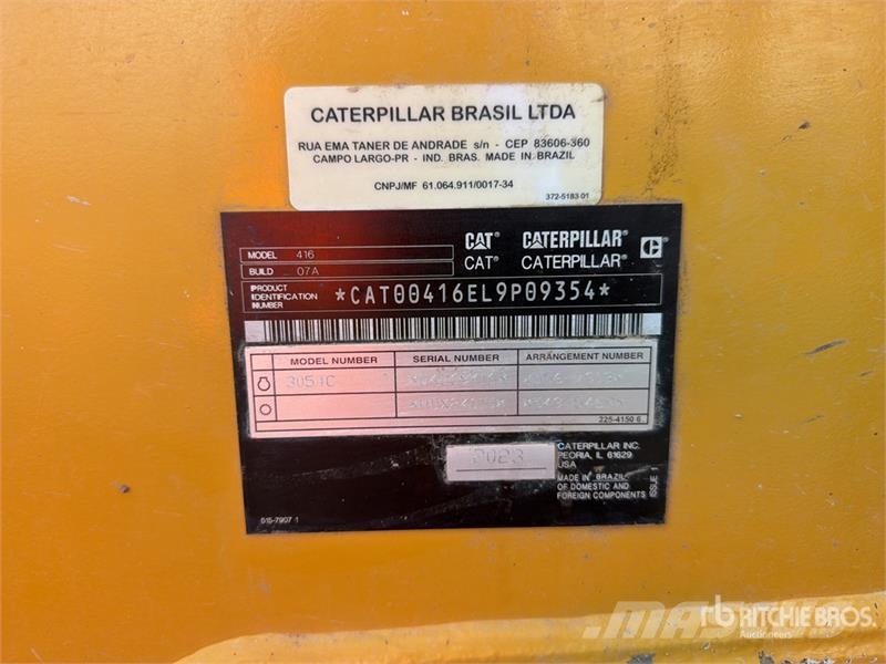 CAT 416 Tractopelle