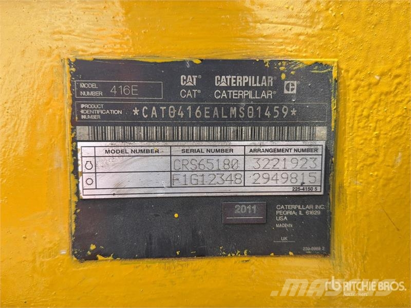 CAT 416E Εκσκαφείς Φορτωτές τύπου JCB