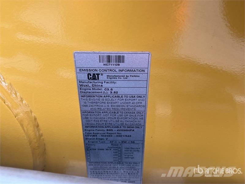 CAT 424 4x2 Retroexcavadora (Sin Usar) / Backhoe Loade Baggerlader