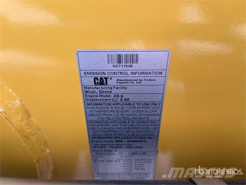 CAT 424 4x2 Retroexcavadora (Sin Usar) / Backhoe Loade Baggerlader