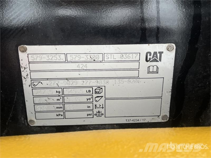 CAT 424 4x2 Retroexcavadora (Sin Usar) / Backhoe Loade Baggerlader