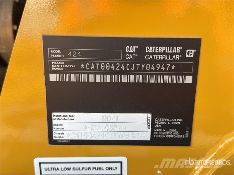 CAT 424 4x2 Retroexcavadora (Sin Usar) / Backhoe Loade Kaivurikuormaajat
