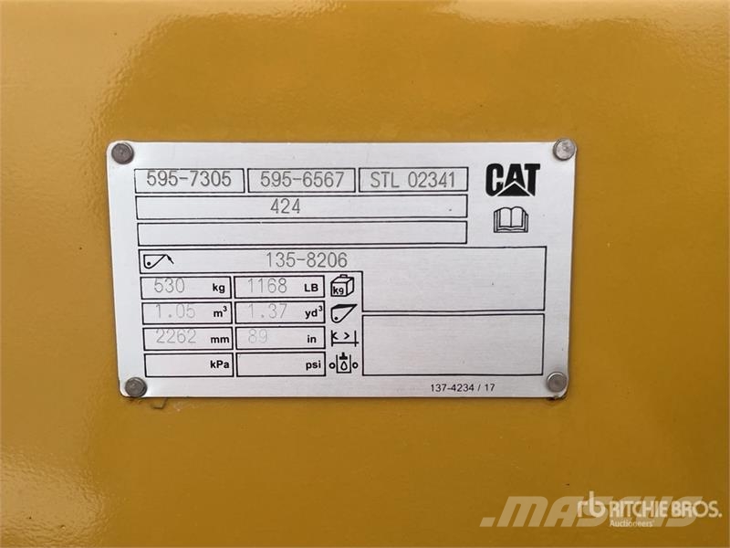 CAT 424 4x2 Retroexcavadora (Sin Usar) / Backhoe Loade Baggerlader