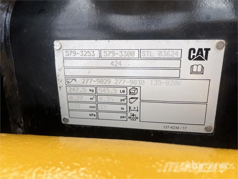 CAT 424 4x2 Retroexcavadora (Sin Usar) / Backhoe Loade Baggerlader