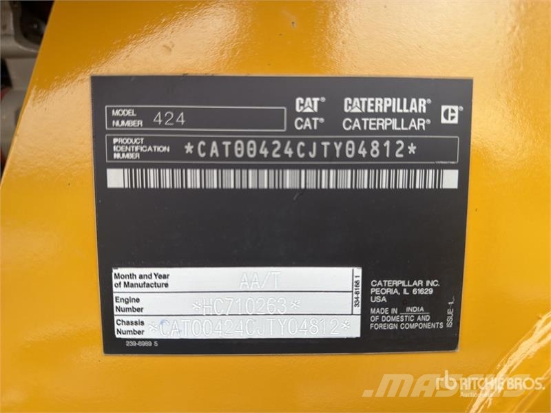 CAT 424 4x2 Retroexcavadora (Sin Usar) / Backhoe Loade バックホーローダー