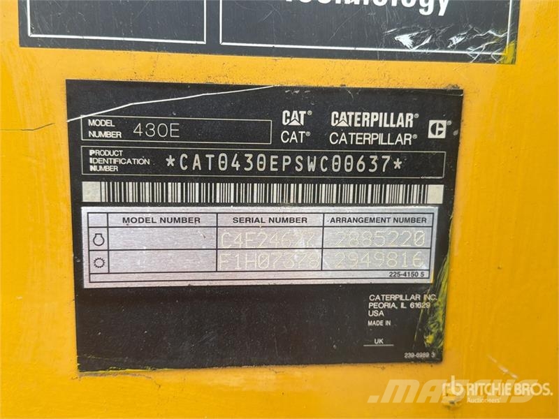 CAT 430E Εκσκαφείς Φορτωτές τύπου JCB