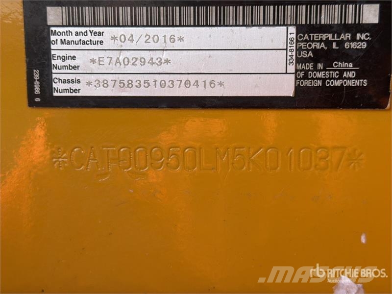 CAT 950GC Cargador sobre Neumaticos / Wheel Loader Фронтальные погрузчики