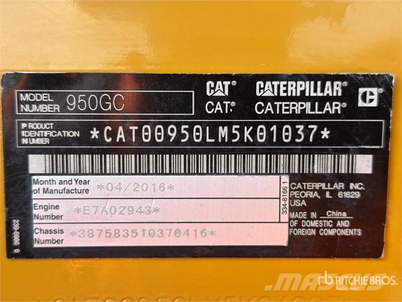CAT 950GC Cargador sobre Neumaticos / Wheel Loader Фронтальные погрузчики