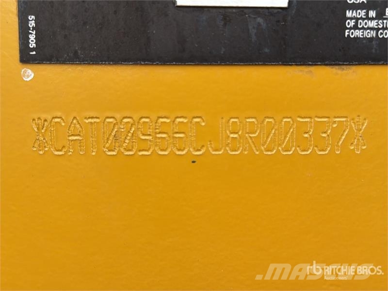 CAT 966 Cargador sobre Neumaticos / Wheel Loader Gumikerekes homlokrakodók