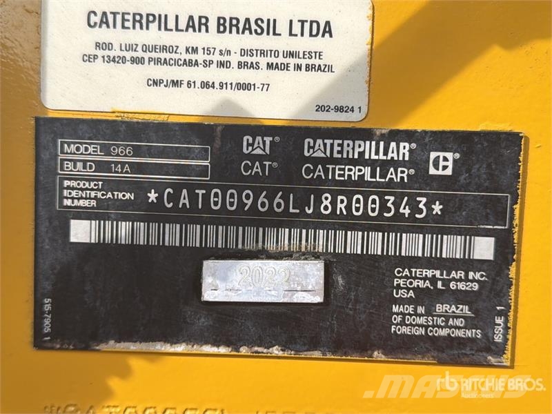 CAT 966 Cargador sobre Neumaticos / Wheel Loader Колесни товарачи
