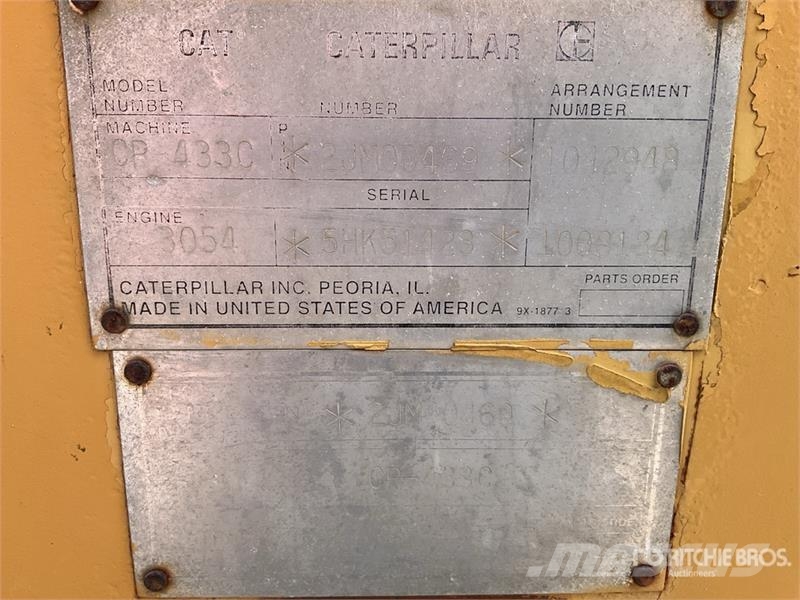 CAT CP433C Rodillo de Pisones / Padfoot Drum Compactor Egydobos hengerek