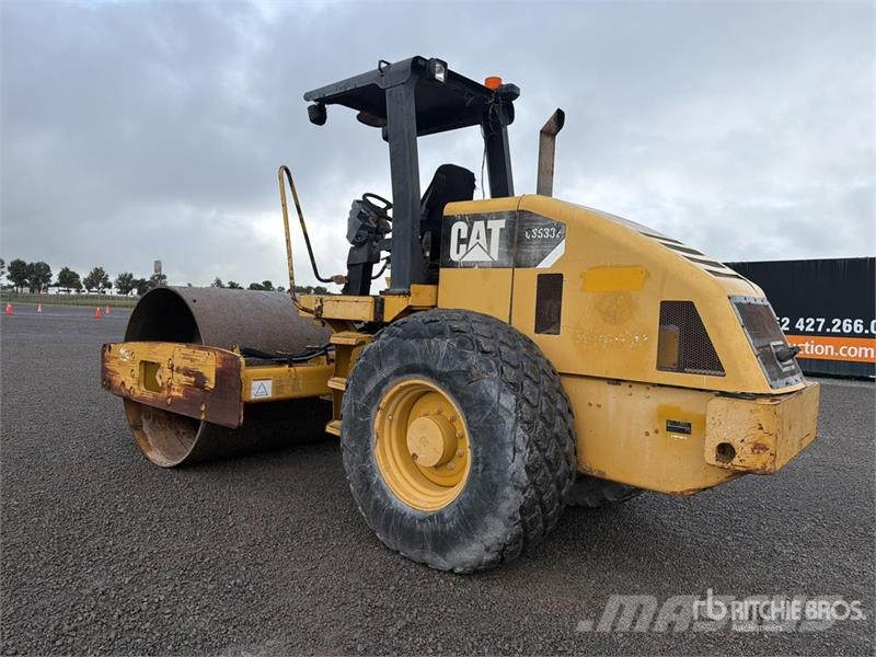 CAT CS-533E Rodillo / Smooth Drum Compactor مداحل أحادية الأسطوانة