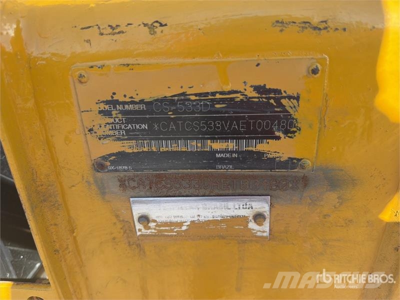 CAT CS533D Rodillo / Smooth Drum Compactor Walzenzüge