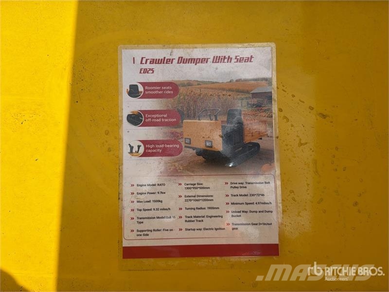 CD25,CDW25 Mini Crawler Mini Crawler Concrete Bugg Akcesoria