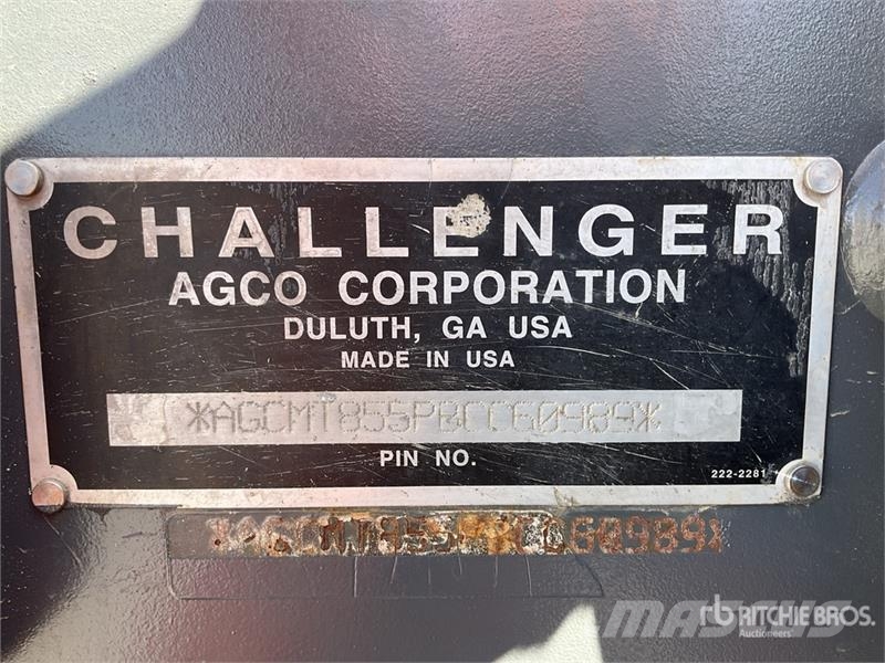 Challenger MT885B Tractor Agricola sobre Orugas / Track Tract Tractores