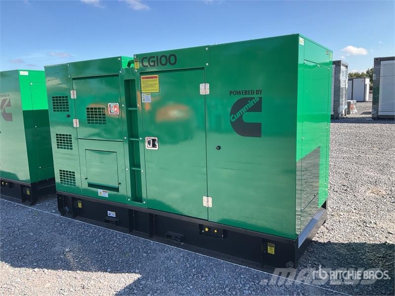 Cummims CG-100 100 kVA Skid-Mounted Planta de Luz  Generadores diésel