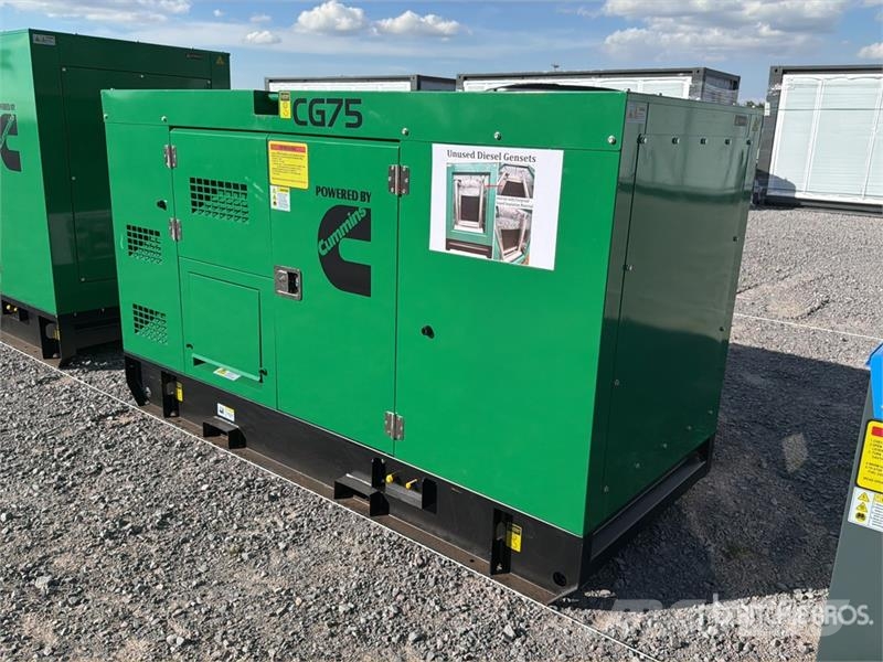 Cummims CG-75 75 kVA Planta de Luz (Sin Usar) / Ge Diesel Generatoren