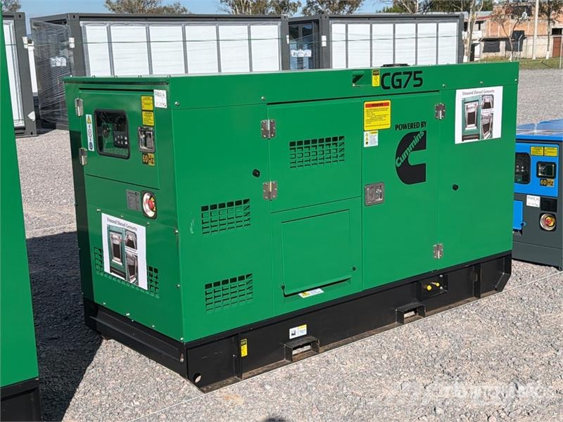 Cummims CG-75 75 kVA Planta de Luz (Sin Usar) / Ge Diesel Generatoren