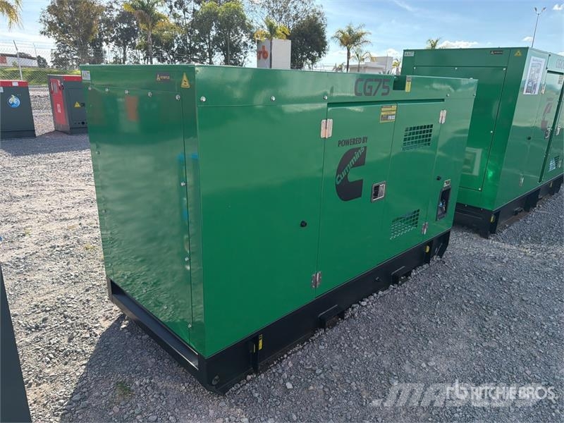 Cummims CG-75 75 kVA Planta de Luz (Sin Usar) / Ge Diesel Generatoren