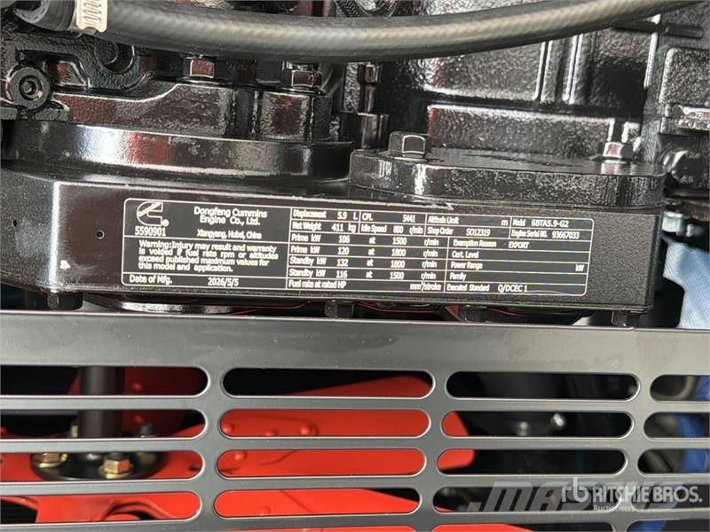 Cummins CS-125 125 kVA Mobile Planta de Luz (Sin Usar) / G Agregaty prądotwórcze Diesla