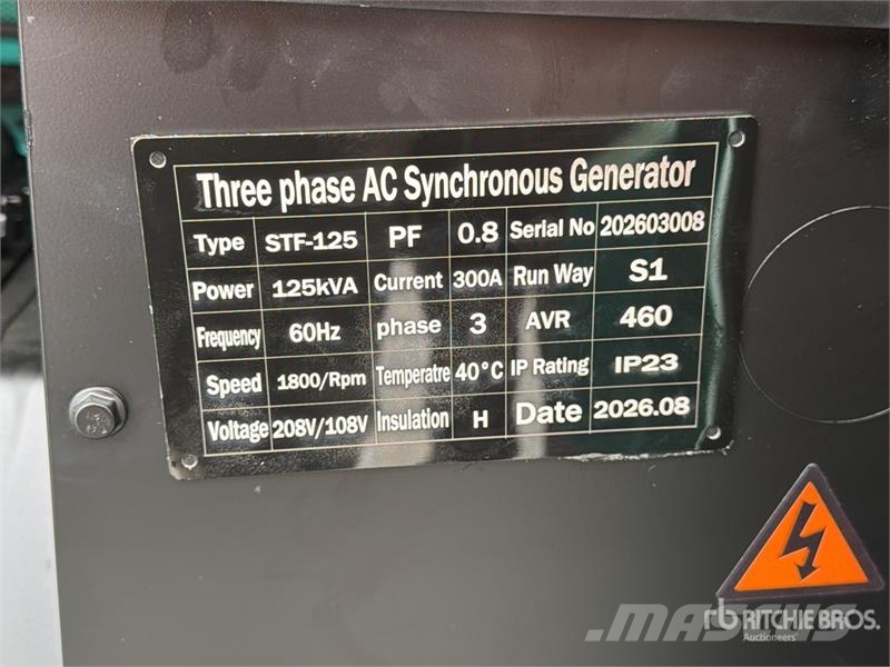 Cummins CS-125 125 kVA Mobile Planta de Luz (Sin Usar) / G Agregaty prądotwórcze Diesla
