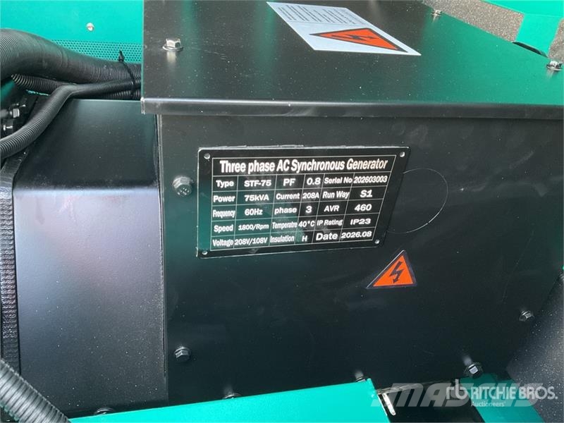 Cummins CS75 75 kVA Skid-Mounted Planta de Luz (Sin Usar)  Dizel generatori