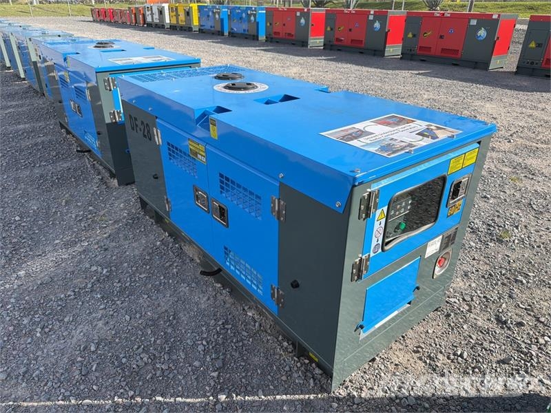 DF28 28 kVA Skid-Mounted Planta de Luz (Sin Usar) Diesel Generatoren