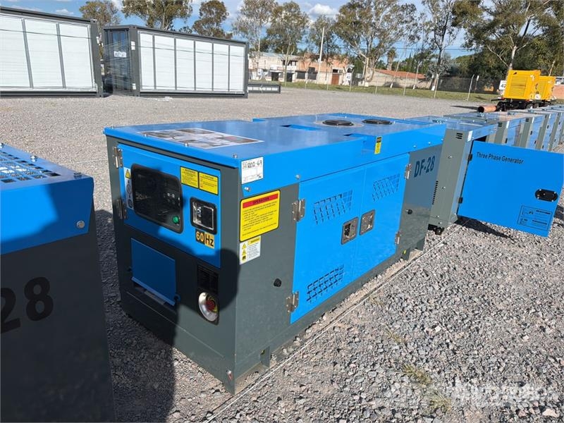 DF28 28 kVA Skid-Mounted Planta de Luz (Sin Usar) Diesel Generatoren
