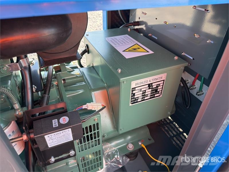 DF28 28 kVA Skid-Mounted Planta de Luz (Sin Usar) Diesel Generatoren