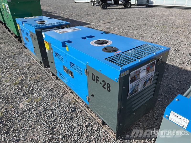 DF28 28 kVA Skid-Mounted Planta de Luz (Sin Usar) Diesel Generatoren