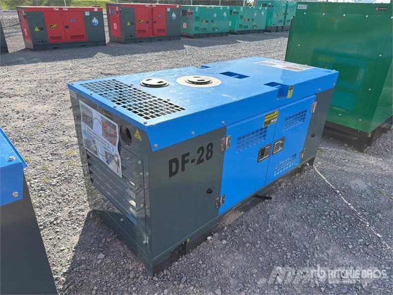 DF28 28 kVA Skid-Mounted Planta de Luz (Sin Usar) Diesel Generatoren