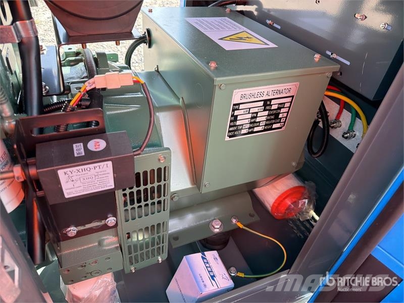 DF28 28 kVA Skid-Mounted Planta de Luz (Sin Usar) Diesel Generatoren
