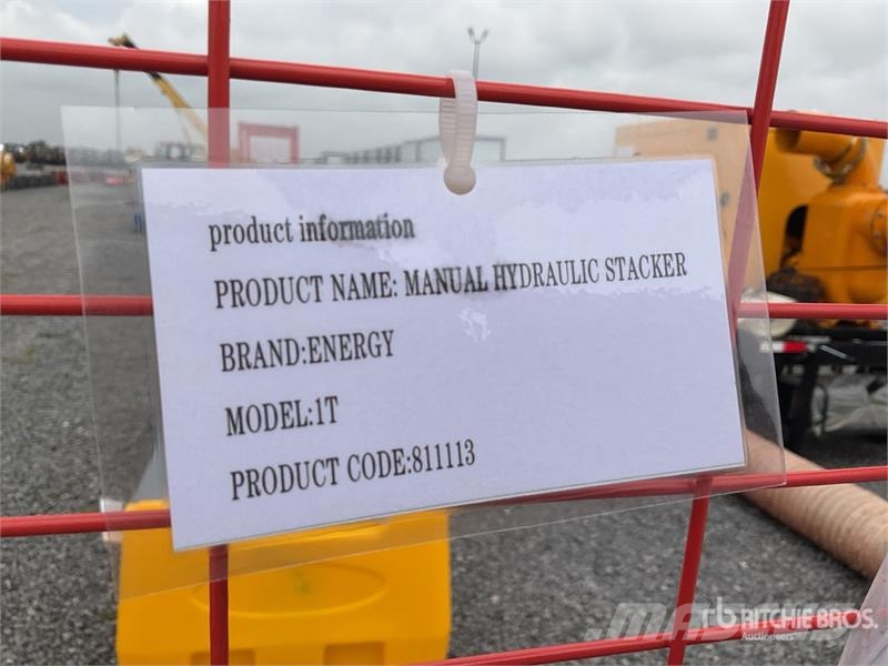 Energy 1T Apilador Manual (Sin Usar) / Manual Hydr Otros componentes