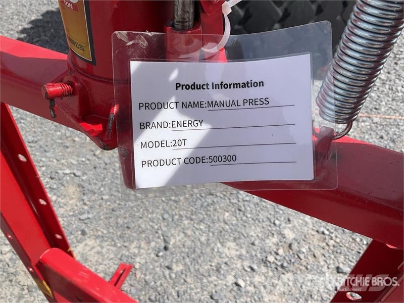 Energy 20T Prensa Manual (Sin Usar) / Manual Press Other components