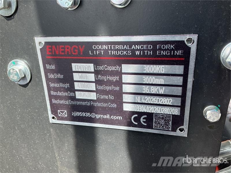  Energy CPCD30 6600 lb Montacargas (Sin Usar) / For Montacargas - otros