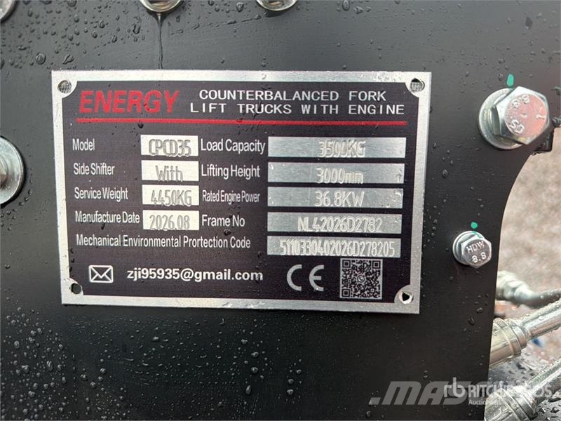  Energy CPCD35 7700 lb Pneumatic Tire Montacargas ( شاحنات ذات رافعات شوكية - أخرى