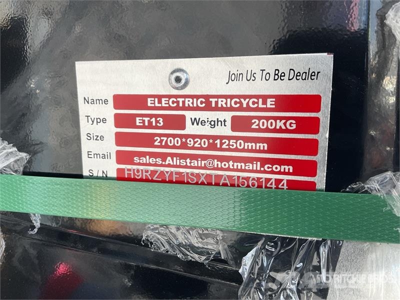 ET13-BLACK Triciclo Electrico (Sin Usar) / Trike ( Automobily