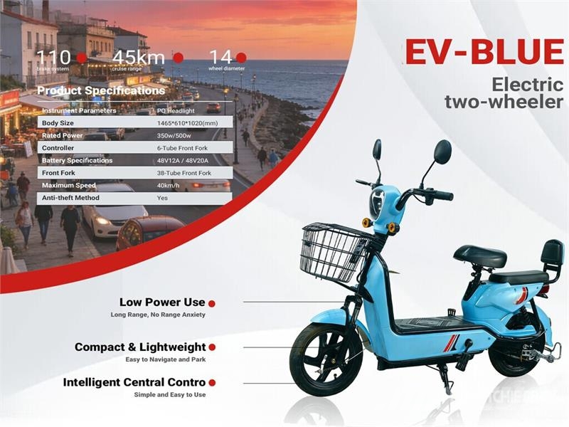 EV-BLUE Patin Electrico (Sin Usar) / Scooter (Unus ATV-d