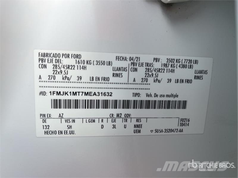 Ford Expedition Max 4WD Camioneta / SUV Auto's