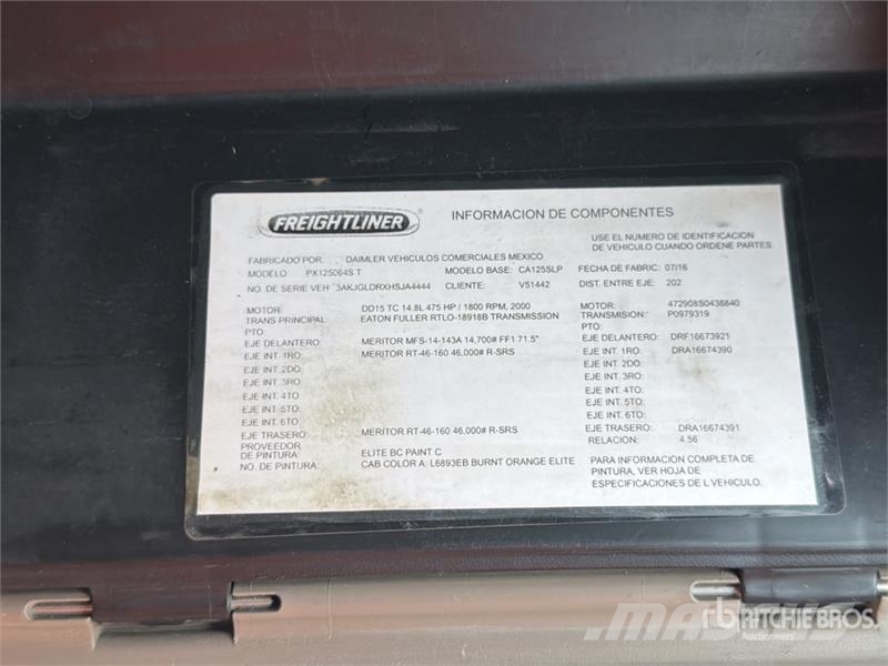 Freightliner Cascadia 125 6x4 Tractocamion con Dormitorio / T/A Motrici e Trattori Stradali
