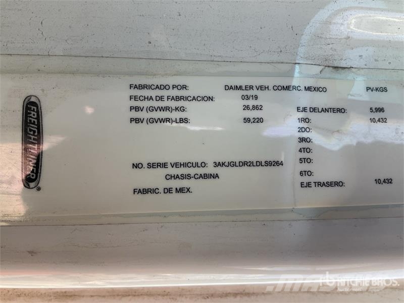 Freightliner Cascadia 125 Tractocamion con Dormitorio / T/A Sle Tractor Units