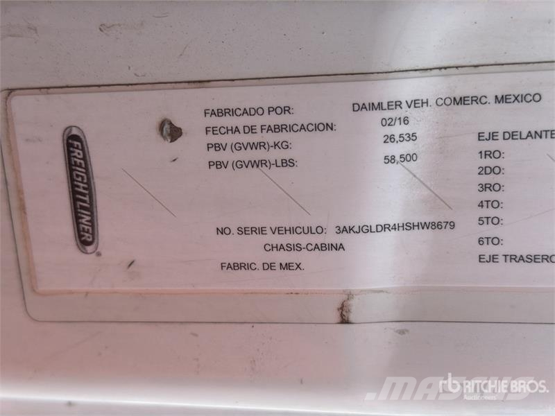 Freightliner Cascadia 125 6x4 Tractocamion con Dormitorio / T/A Sattelzugmaschinen